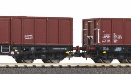 PIKO 58272 2er Set Offener Güterwg. 401Zk PKP VI