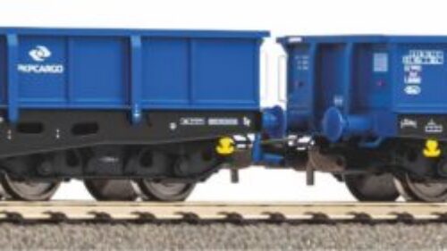 PIKO 58285 2er Set Niederbordwg. 401Zp PKP Cargo VI