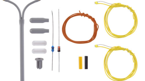 Viessmann 6623 N Baus. Peitschenl., dop. LED
