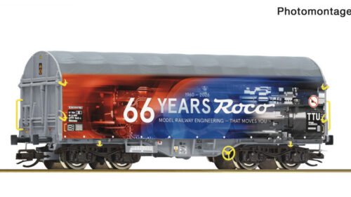 Roco 6680064 Schiebeplanenwagen "66 Jahre ROCO"