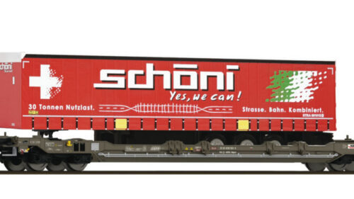 Roco 6680066 Taschenwagen T5 Hupac+Schöni