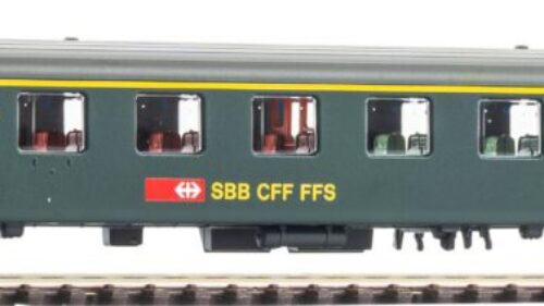 PIKO 94389 N-Personenwg. EW I, 1.Kl. mit neuer Schrift und grauem Dach SBB V