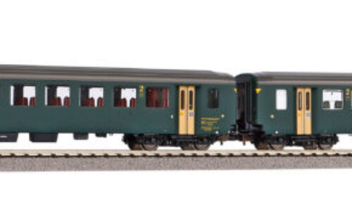 PIKO 96786AC ~2er Set Personenwg. EW I B SBB grün IV