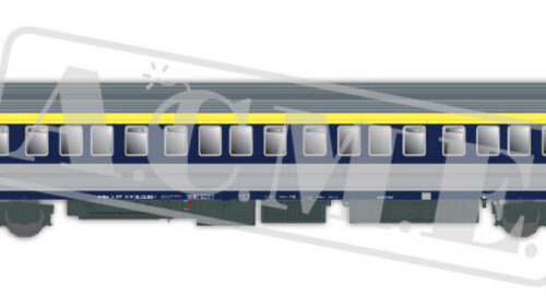 ACME 51237 Schlafwagen WLABee blau/gelb, GIF