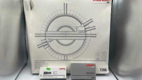 Märklin 7289 Ferngesteurte Drehscheibe mit 7687 + 7287