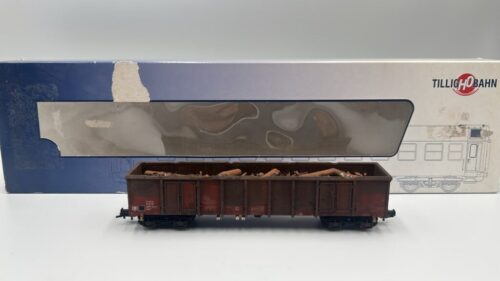 Tillig 79602 SBB Hochbordwagen Eanos beladen mit Schrott + gealtert