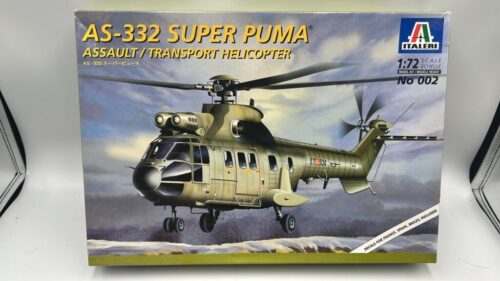 Italieri No. 002 AS-332 Super Puma Helikopter Plastik-Bausatz