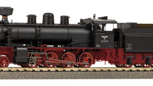 PIKO 50804 Dampflok/Sound BR 56.34-35 mit Kobelschornstein DRB II + PluX22 Dec.