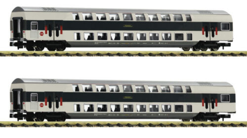 Fleischmann 6270130 4er Set Doppelstockwagen DSB DCC