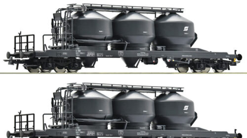 Roco 6600383 2er Set Silowagen Uacs ÖBB
