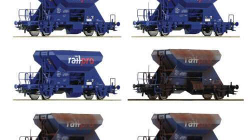 Roco 6600394 10er Display Schotterwagen Railpro