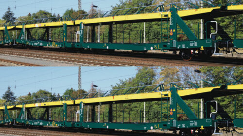 Roco 6600410 2er Set Autotransportwagen Laaers ARS Altmann