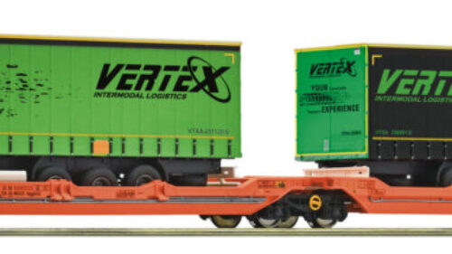 Roco 6600487 Doppel-Taschenwagen T3000 Wascosa + Vertex
