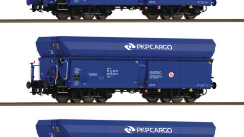 Roco 6600494 3er Set Selbstentladewagen Fals PKP Cargo