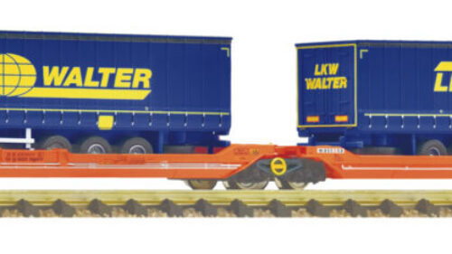 Fleischmann 6660212 Doppeltaschenwagen T3000e Wasocsa + Walter