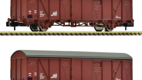 Fleischmann 6660218 2er Set ged. Güterwagen DR