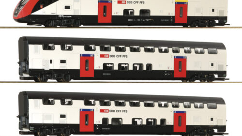 Roco 7720008 4er Set Triebzug RABe 502/ IR100 SBB AC-Snd. + Innenbel.