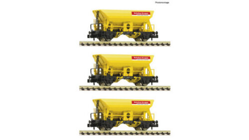 Fleischmann 6660174 3er Set Selbstentladewagen DB Bahnbau