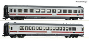 Roco 6200358 2-tlg. Set: Schnellzugwagen „55 Jahre InterCity/Abschiedswagen“, DB AG
