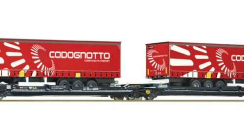 Roco 6600346 Doppeltaschen-Tragwagen T3000 Mercitalia + Codognotto