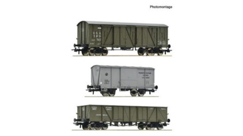 Roco 6600367 3er Set Güterwagen USATC