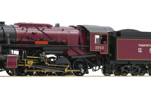Roco 7100058 Dampflokomotive S160 USATC rot DC
