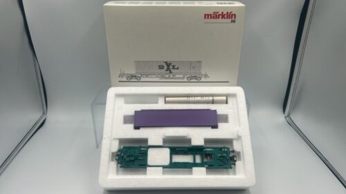 Märklin 47448 SNCB Taschenwagen mit Container 2XL